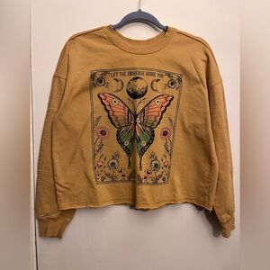 Zoe + Liv Mustard Graphic Top